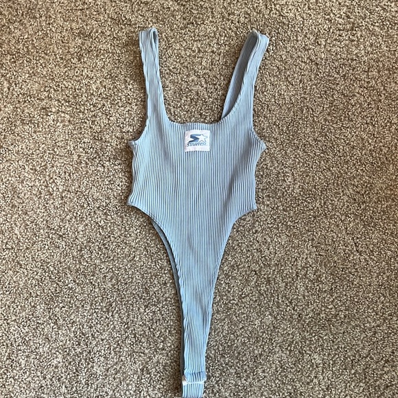 Zara Starter Collection Blue Bodysuit - Picture 3 of 4